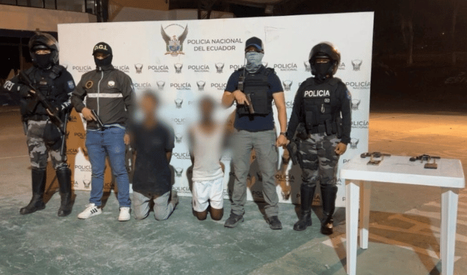 Esmeraldas: capturaron a dos presuntos “Tiguerones”