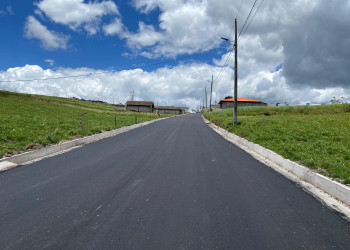 Asfaltado de la vía El Infiernillo en San Andrés