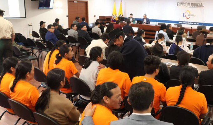 Otavalo: 11 procesados por terrorismo dejarán la prisión preventiva