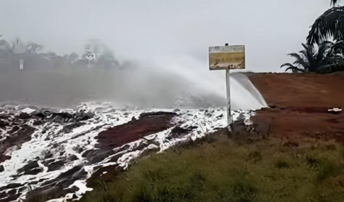 Quinindé derrame de combustible tras rotura de tubería de Petroecuador