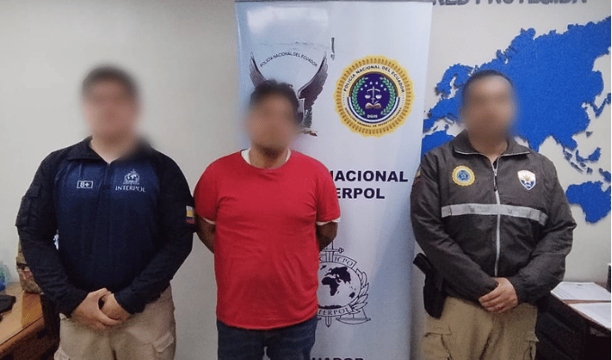 INTERPOL lo capturó tras alerta roja; llegó deportado desde EE.UU