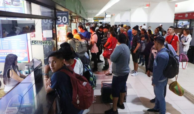 Feriado largo: 237.632 viajeros salieron de Guayaquil en tres días