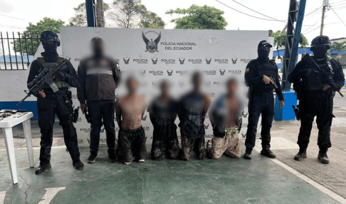 Cayó alias “Darío” y tres más del GAO Los Lobos en Esmeraldas