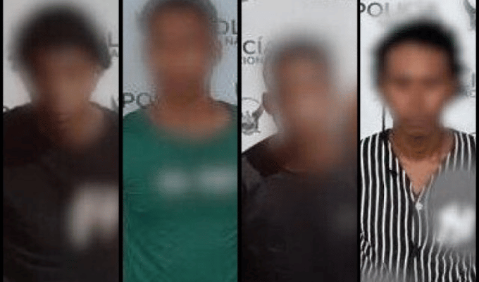 Cuatro aprehendidos con armas en Esmeraldas