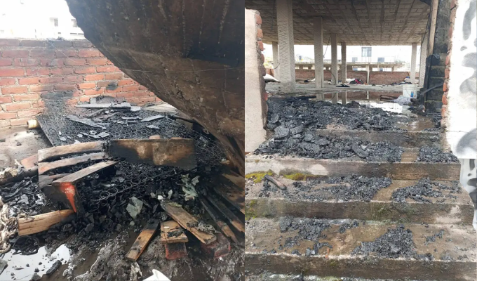 Riobamba: Bomberos apagaron un incendio estructural en Santa Ana