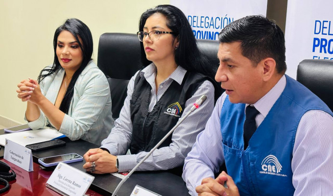 Tungurahua afinó la seguridad electoral rumbo al Referéndum 2025