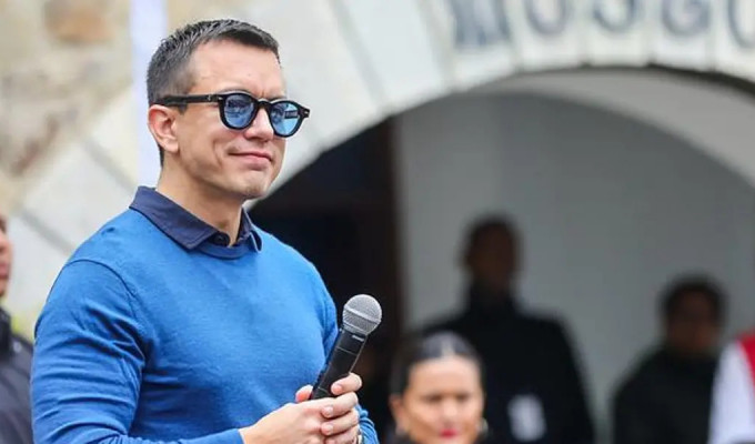 Noboa viajará a Bolivia para la investidura de Rodrigo Paz