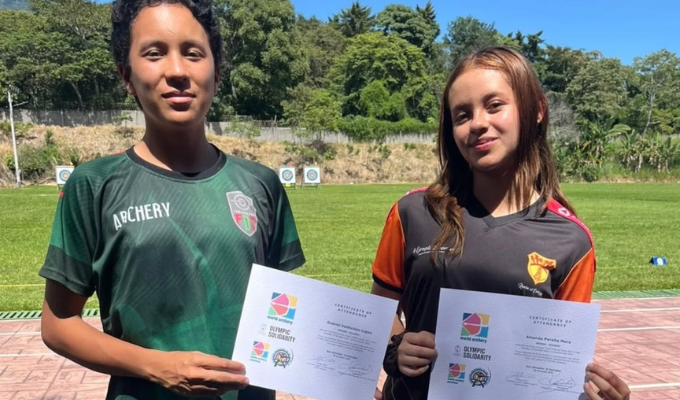 Arqueros ecuatorianos cerraron con éxito campamento en El Salvador