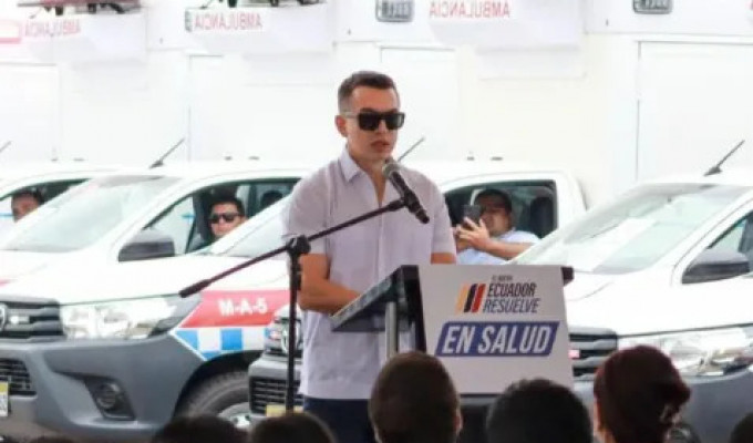 Noboa lanzó el plan de un operador único de salud