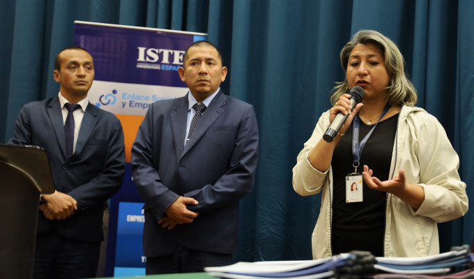 Estudiantes del ISTE presentaron proyectos que impulsan Tungurahua