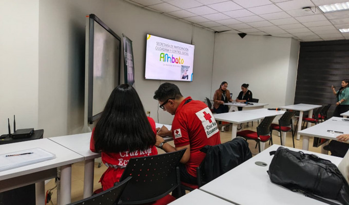 Cruz Roja Tungurahua fortalece la participación ciudadana en Ambato