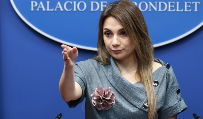 Carolina Jaramillo dejó la vocería del Gobierno de Daniel Noboa
