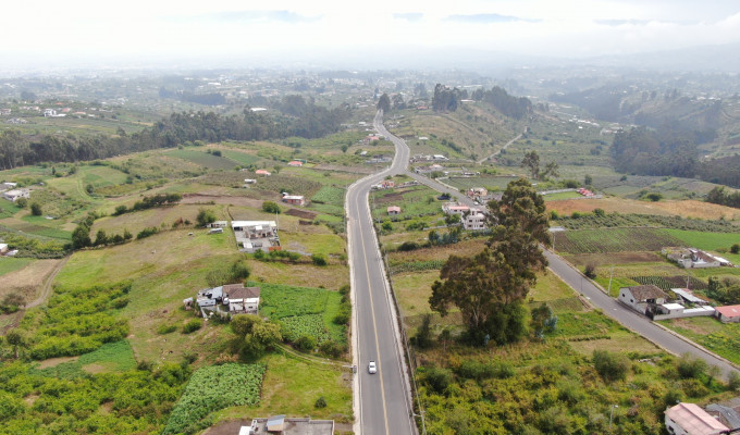 ¡Alobamba–Tisaleo ya tiene asfalto nuevo!