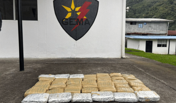 Golpe al narco en Baeza: 41 paquetes de marihuana incautados
