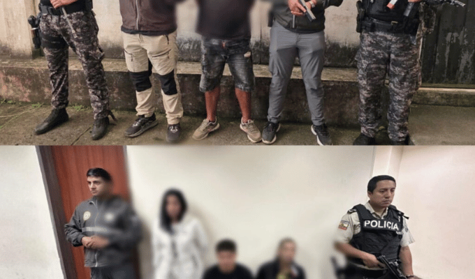 Golpe al microtráfico en Quito y Santo Domingo: 4 aprehendidos