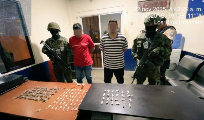 ¡Cayó alias ‘Manabita’ en Urdaneta!