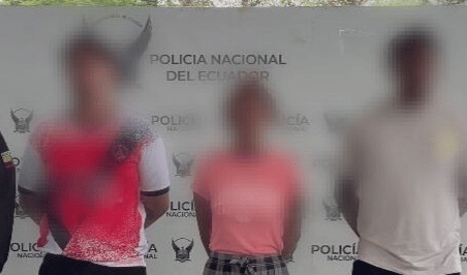 Cae red extorsiva entre Guayaquil y Esmeraldas