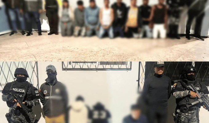 Tungurahua: rescataron a una víctima y cayeron 11 por secuestro