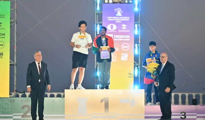 Ecuador sube al podio en Campeonato Mundial Escolar de Ajedrez