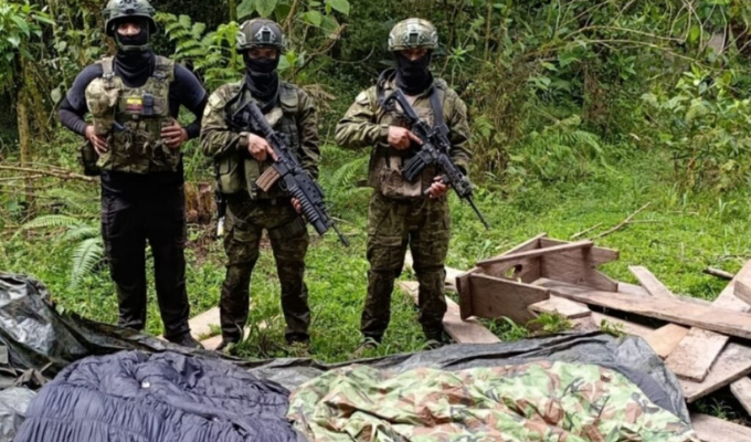 Ejército destruyó dos campamentos ligados a disidencias del ELN