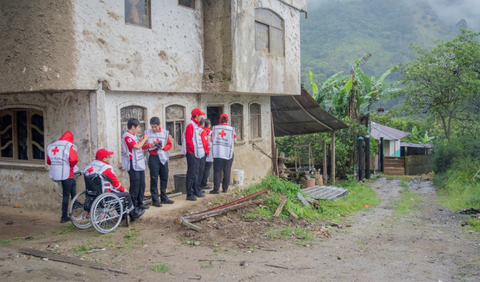 Tungurahua late con la Cruz Roja: manos que salvan días