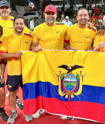 Ecuador se coronó campeón en el Panamericano Senior de pádel +50.