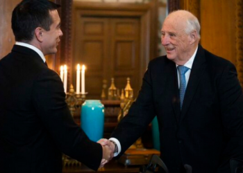 Noboa se reunió con el rey Harald V en Oslo y habló de alianzas