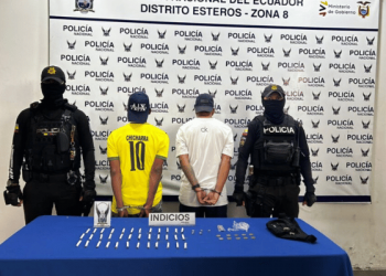 Golpe a las drogas en Guayaquil: dos aprehendidos