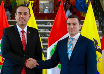 Noboa y Jerí pactaron reforzar la frontera Ecuador–Perú