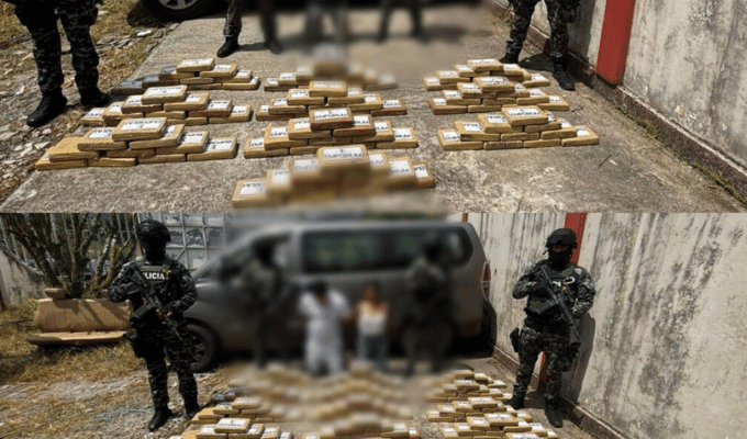 Golpe a narcos en Napo: 310.689 gramos de cocaína incautados