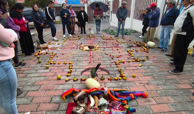 Ceremonia ancestral en honor al sol: Patate se prepara