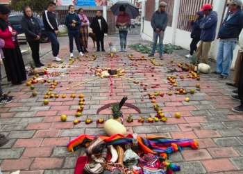 Ceremonia ancestral en honor al sol: Patate se prepara