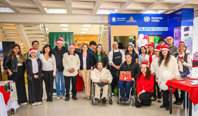 Feria artesanal mostró a emprendedores con discapacidad