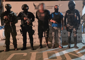 Cuatro aprehendidos por armas y extorsión en Esmeraldas