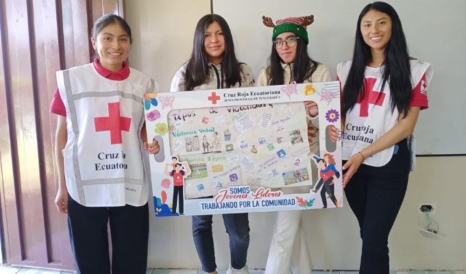 Cruz Roja llevó Ánima Mundi a la U.E. Espíritu Santo