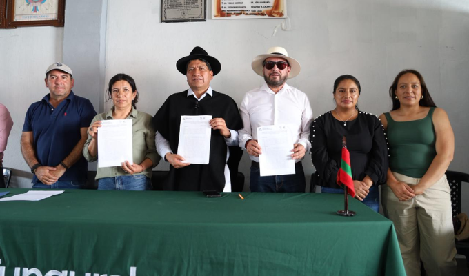 Convenio tripartito aseguró agua potable para Llimpe Grande, en Quero