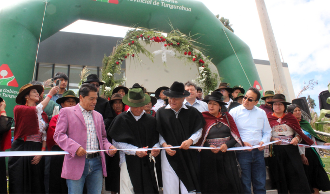 GOB PRO DE TUNGURAHUA INAUGURÓ CENTRO DE CAPACITACIÓN EN VARGASPAMBA