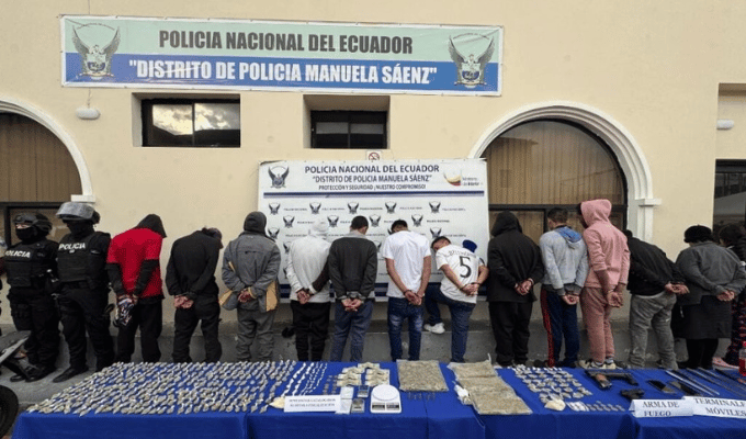 “Pandora 1” sacude el Centro: 13 aprehendidos en Quito