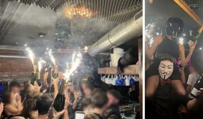 Bengalas, techo que ardió y dueños del bar en la mira