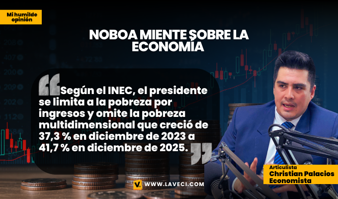 Noboa miente sobre la economía