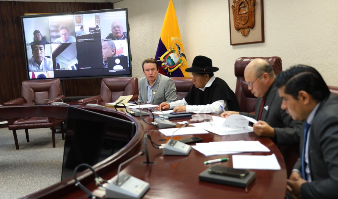 Consejo Provincial de Tungurahua sesionó en jornada extraordinaria