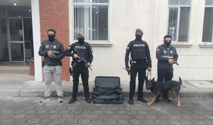 Operativo en carga frustró envío a Orlando con 1,930 gramos