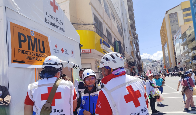 Cruz Roja alista megaoperativo de salud para la LXXV FFF de Ambato