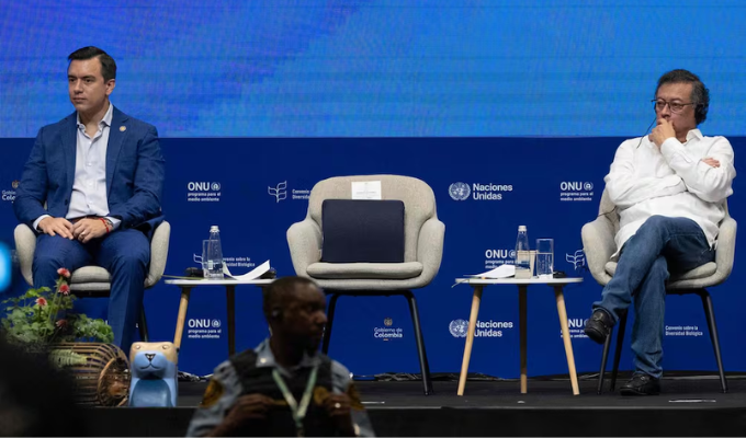 Petro promete “reciprocidad” al 30% de Noboa