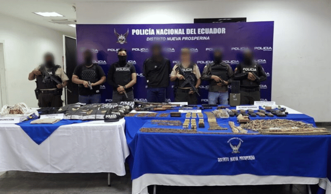 Caen armas y municiones en Nueva Prosperina