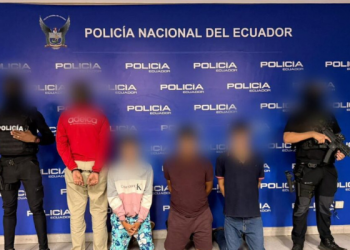 UNASE capturó a cuatro por extorsión en Ventanas