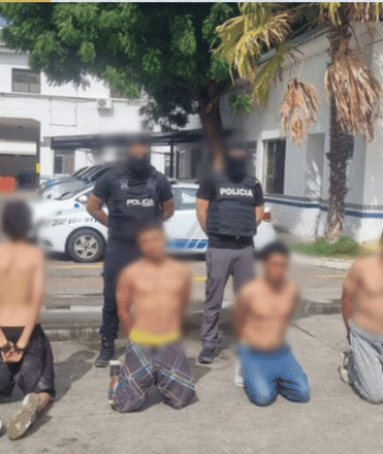 Cayeron cuatro por extorsión en Manabí