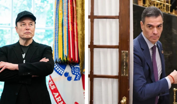 Musk estalla contra Pedro Sánchez en X