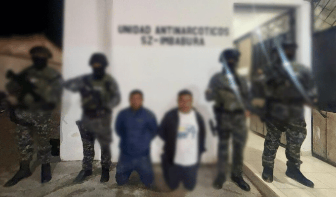 Decomisaron 135 mil dosis de heroína en la vía San Lorenzo–Ibarra