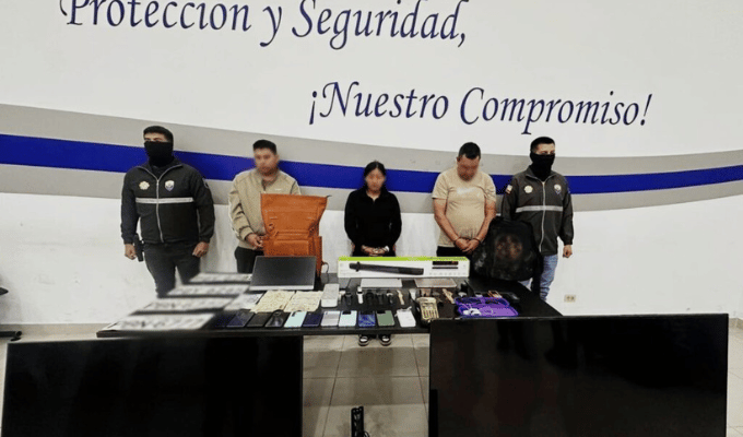 Cayó banda que robaba en Quito: tres detenidos y botín recuperado